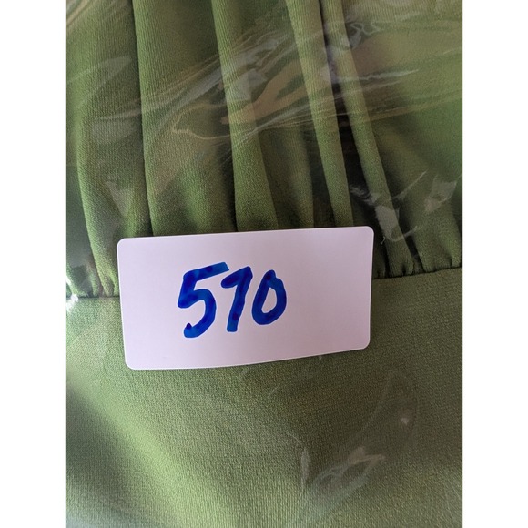 VTG 90s Y2K Green Milkmaid Pleated Dress Fairy Grunge Goblin Indie‎ Sleaze Retro - Picture 12 of 12